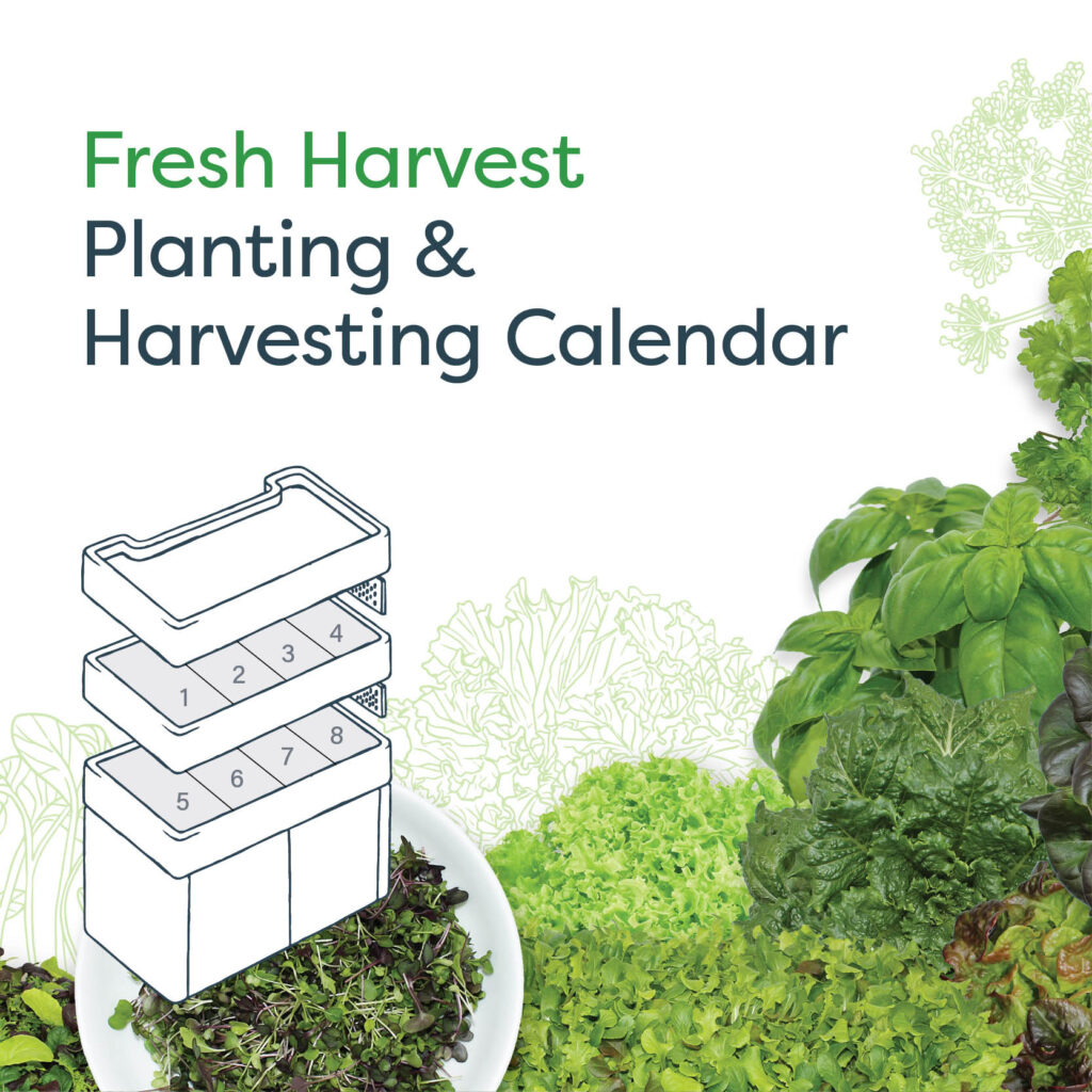 Fresh Harvest Planting & Harvest Calendar 3-Tier Terrace Pro