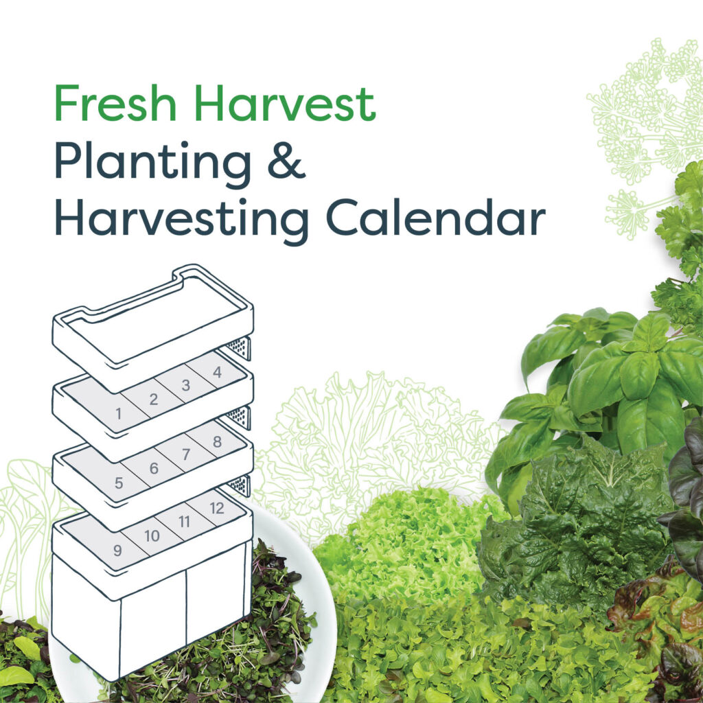 Fresh Harvest Planting & Harvest Calendar 3-Tier Terrace Pro