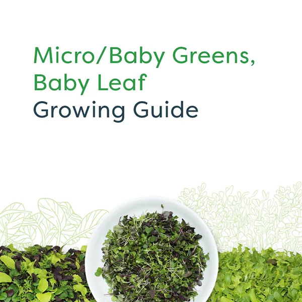 Micro/Baby Greens, Baby Leaf Growing Guide cover image